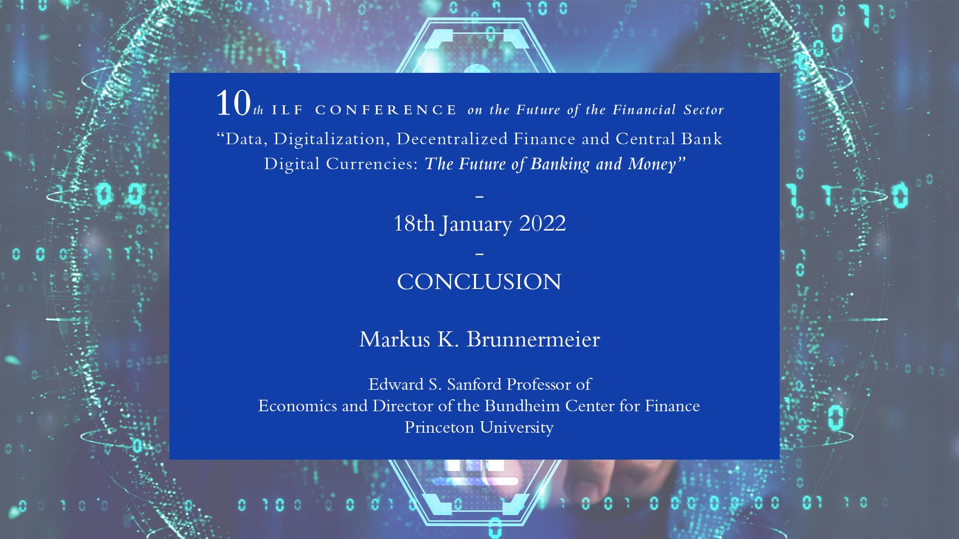 10th ILF Conference on the Future of the Financial Sector "Data